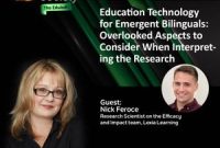 EdTech for Emergent Bilinguals: Research Insights