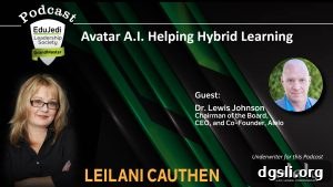 EduJedi Report Podcast cover for AI avatars episode
