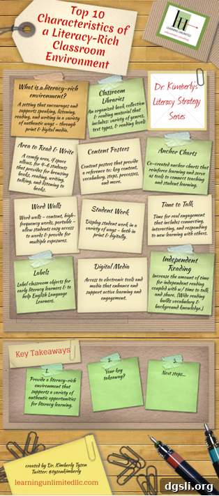 Key characteristics of literacy-rich environment