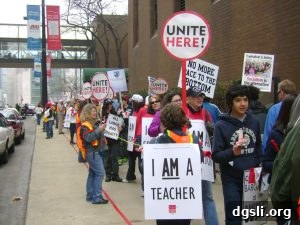 teachers leaving the classroom